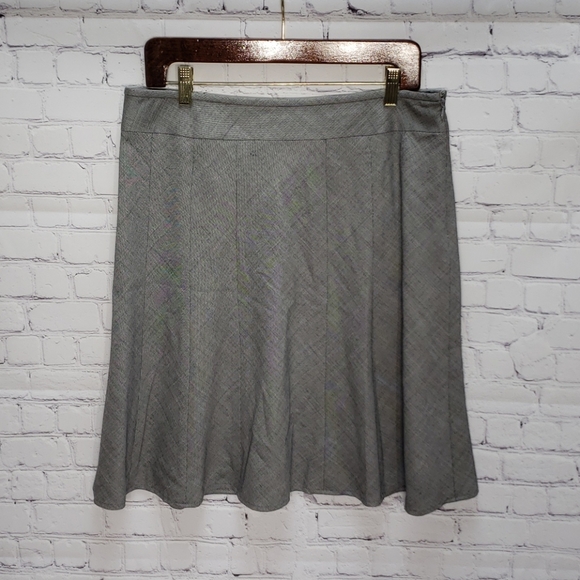 Tahari Suit Skirt Blazer Size 12 Gray - Picture 5 of 14